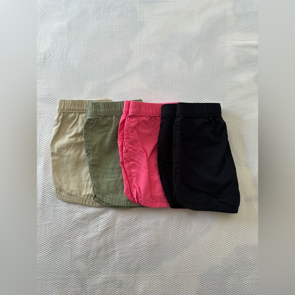 Place Casual Shorts Set in Pink, Black, Green and Tan